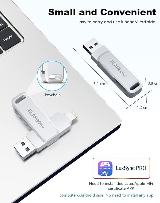Thumbnail 6 de MFi Certified 256GB iPhone Flash Drive