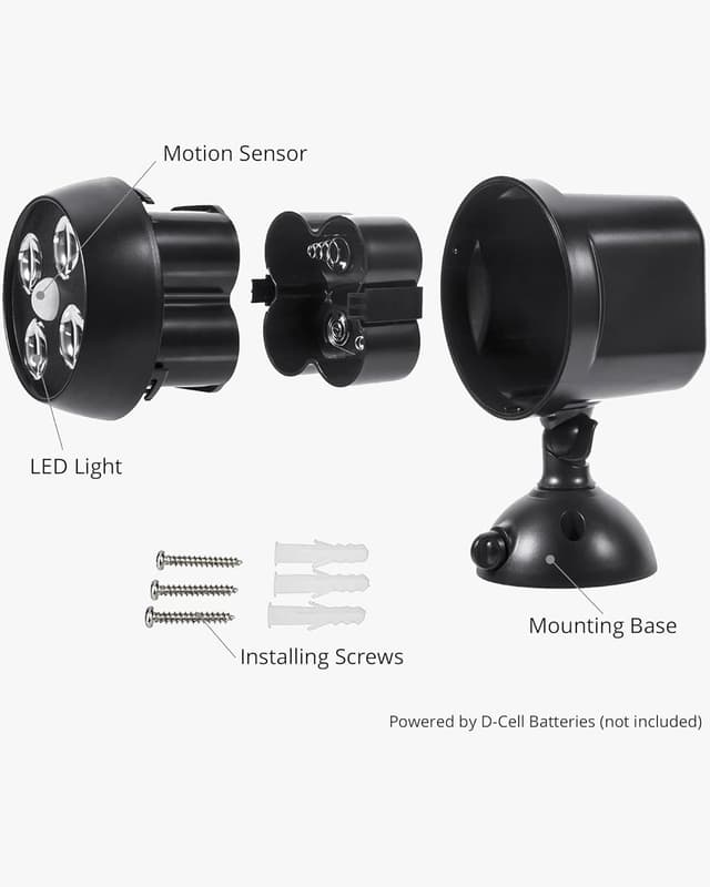 Thumbnail 6 de NICREW Battery Outdoor LED Security Light 2-pack