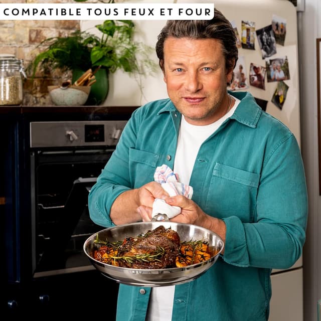 Thumbnail 6 de Tefal Jamie Oliver Cook Smart, poêle en inox 28 cm pour induction