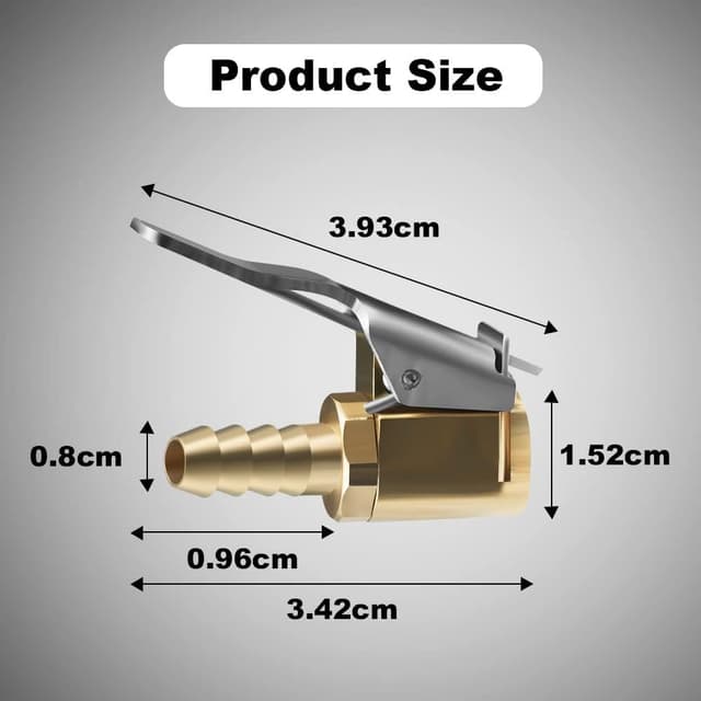 Thumbnail 2 de URAQT Adaptateur de valve 8 mm en laiton