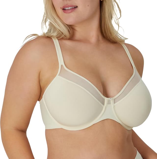 Detalle de Bali Women’s Seamless Underwire Bra with Convertible Straps (Ultra Light), One Smooth U