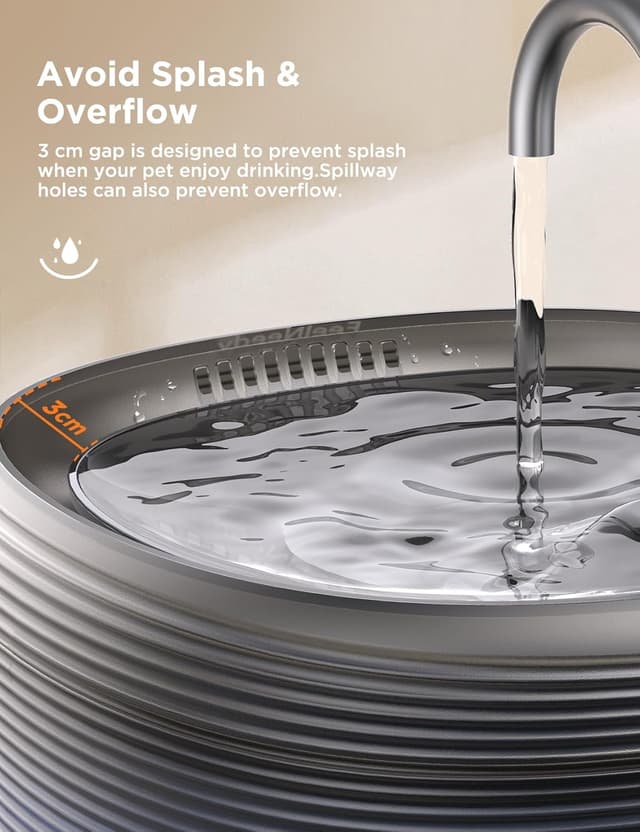 Thumbnail 6 de FEELNEEDY Fuente para Gatos 3,2L con Grifo