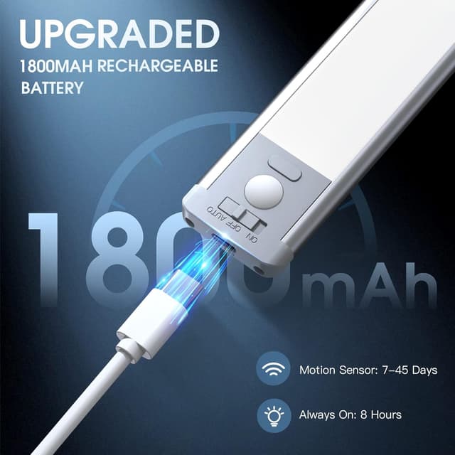 Thumbnail 4 de MCGOR 10" Under Cabinet Lights with Motion Sensor