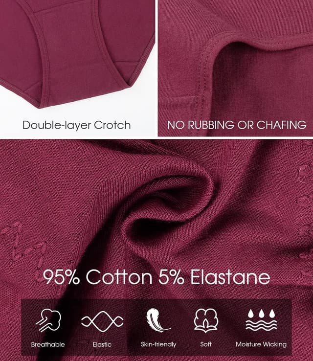 Detalle de TANSTC Women’s high waist cotton knickers