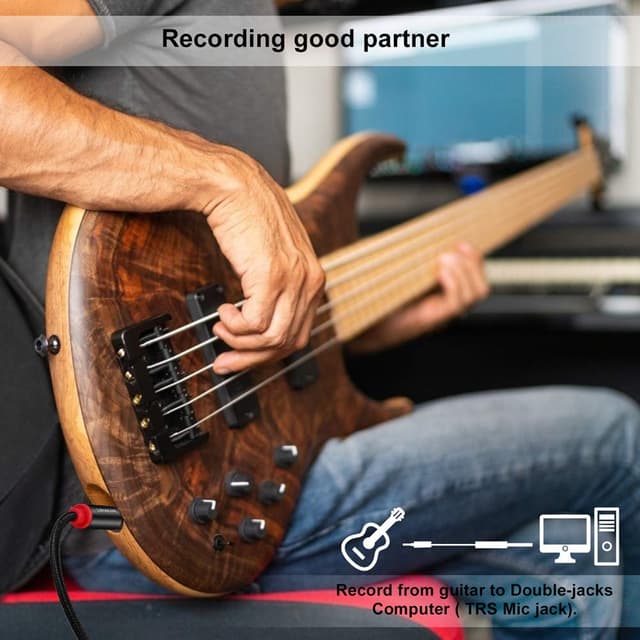 Thumbnail 5 de SHULIANCABLE Cavo audio 3,5–6,35 mm 1 m