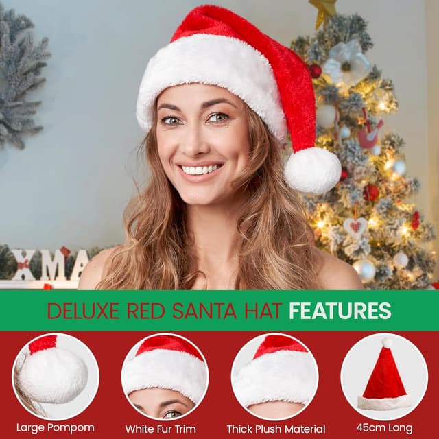Thumbnail 2 de Novelty Christmas Hats Pack 6-piece