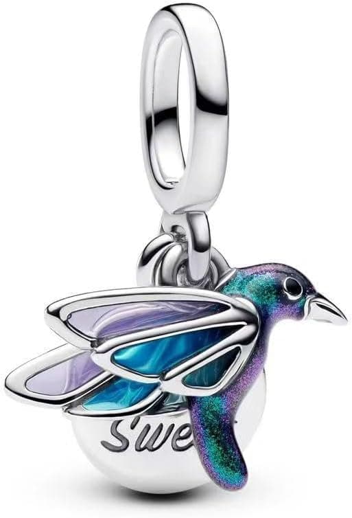 Detalle de TCZNAF „Tier Momente“ Charms-Armband/Bead – kompatibel mit Armbändern & Ketten, Lochgröße 4,5–6 mm