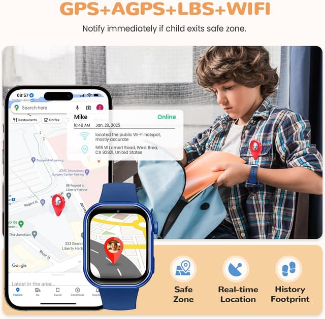 Thumbnail 3 de RUXINGX 4G Reloj Inteligente Niño 800 mAh