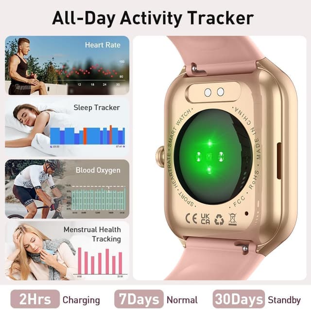 Detalle de Motast Smart Watch 1.96" Fitness Tracker