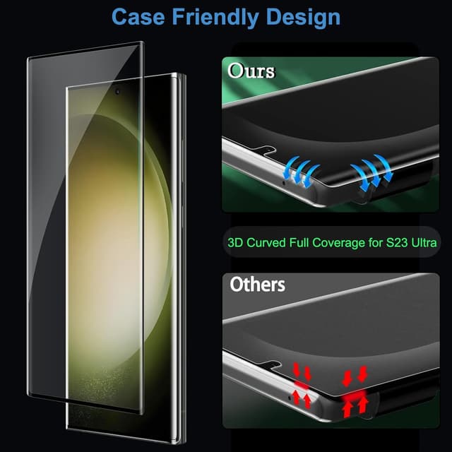 Thumbnail 6 de Galaxy S23 Ultra Screen Protector 3 Pack