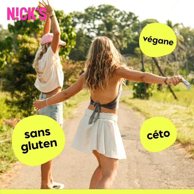Detalle 2 de NICKS Barre Keto 1,1 g glucides 🍫