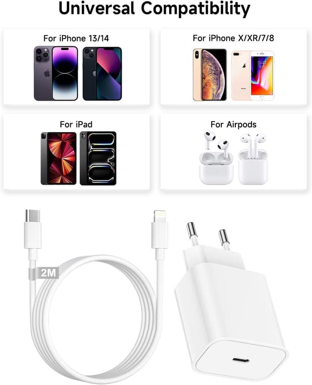 Thumbnail 6 de 30W Cargador USB C con Cable Lightning para iPhone y iPad