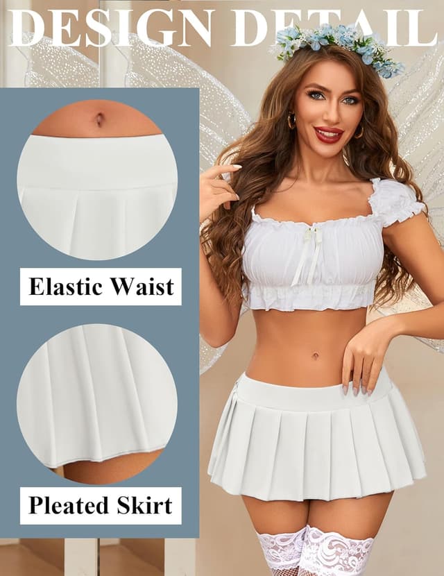 Thumbnail 4 de Avidlove Mini Jupe plissée élastique