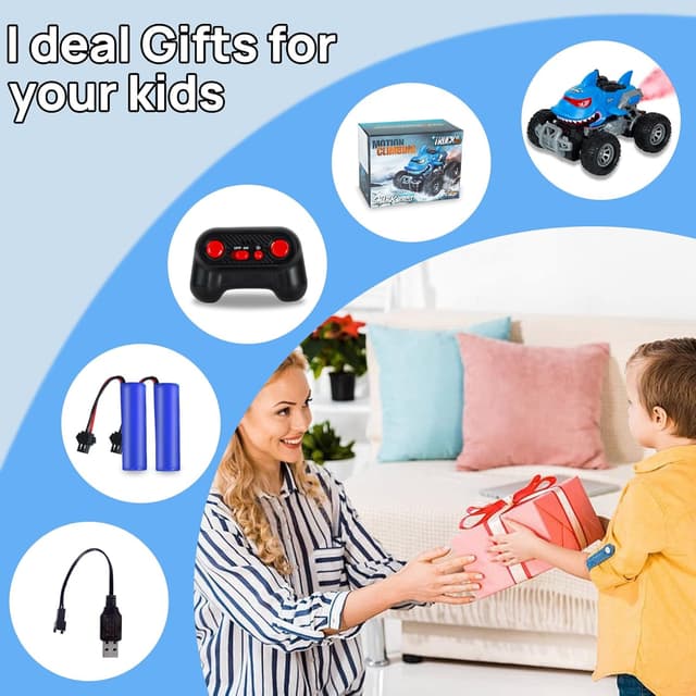 Detalle 1 de RC monster truck shark 4-12