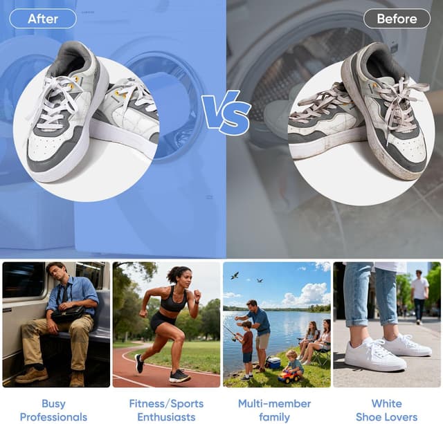 Thumbnail 1 de Teletrogy Shoe Wash Bag 7 x 13 in