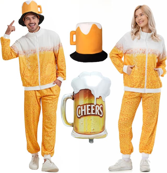 Imagen de KUKIKUKI Bier Trainingsanzug Retro 80er en OfertitasTOP