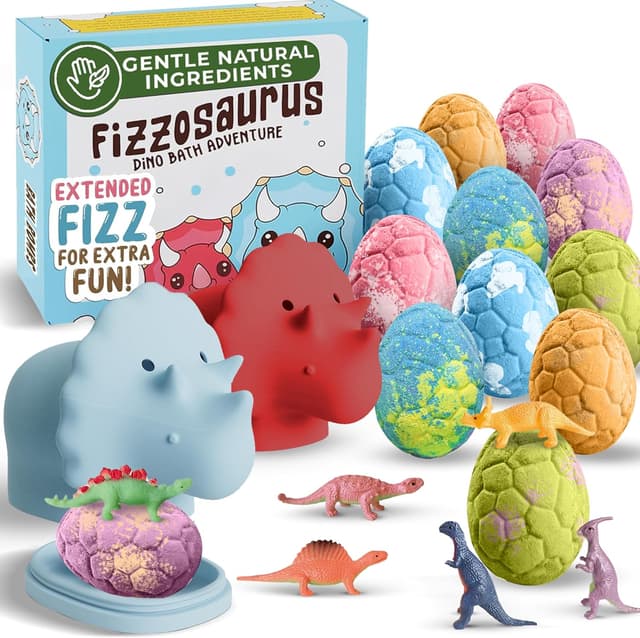 Detalle de Dino Bath Bombs 12 Pack for Kids