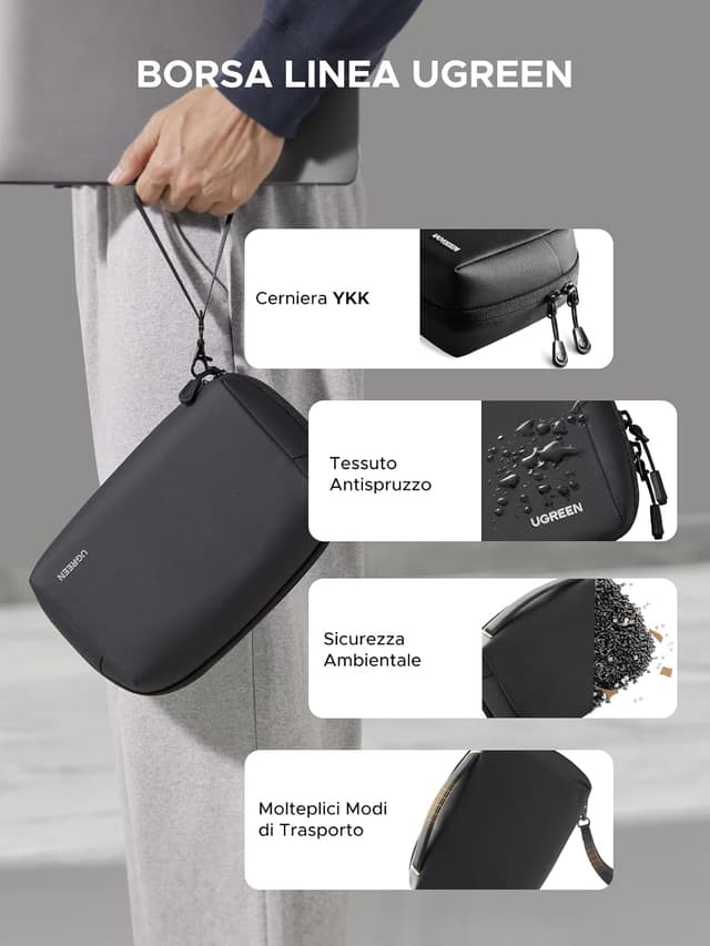 Thumbnail 5 de UGREEN Borsa Accessori Elettronici 27x17x8 cm