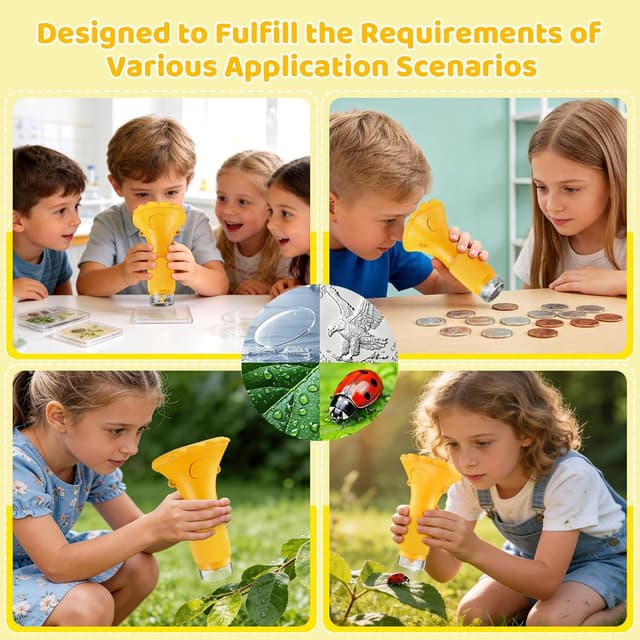 Thumbnail 6 de Ashfly Kids Microscope 1000X Portable Miniscope