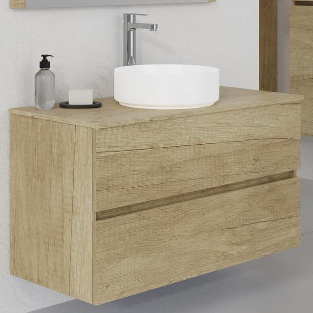 Thumbnail 5 de Baikal Lavabo cerámico redondo sobre encimera 36 cm