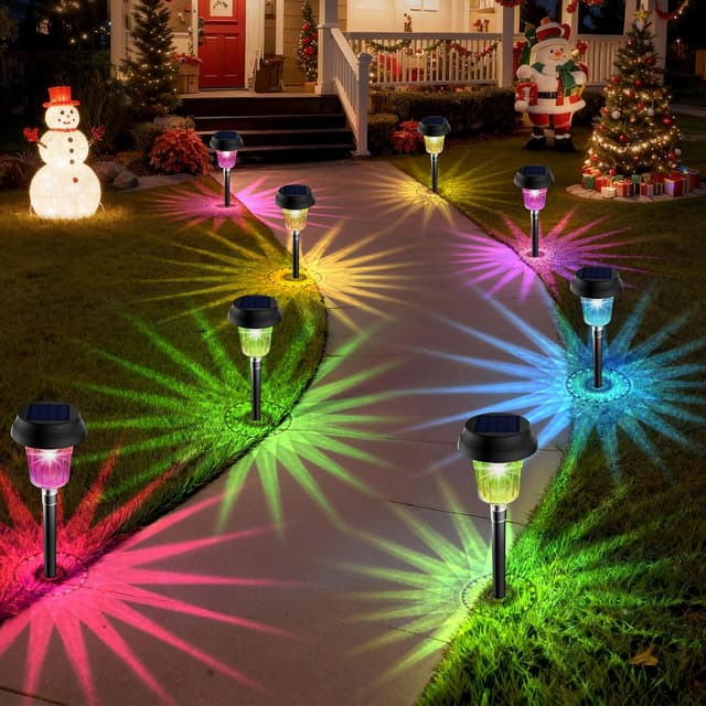 Detalle de TECKNET Solar garden lights 8 pack