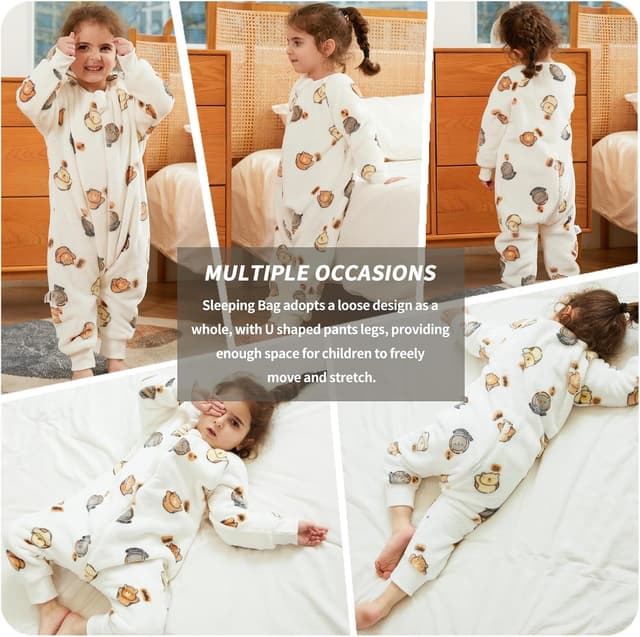 Thumbnail 5 de Gigoteuse à pieds Surpyjama bébé fille/garçon hiver flanelle 💤