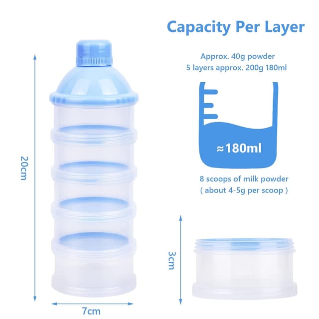 Thumbnail 1 de Vicloon Milchpulver Portionierer 5 Fächer