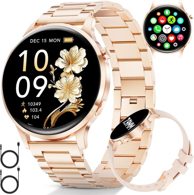 Detalle de SUNKTA Women's Smart Watch 1.32" AMOLED