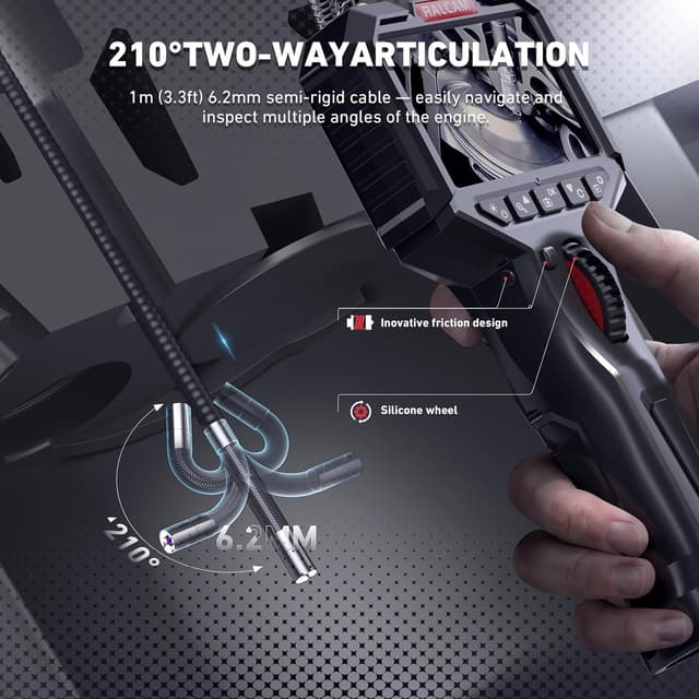 Thumbnail 1 de Ralcam 210° Rotatable Endoscope 3.5" HD