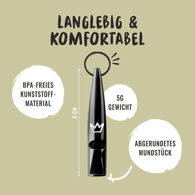 Thumbnail 4 de Rudelkönig Hundepfeife Rückruf