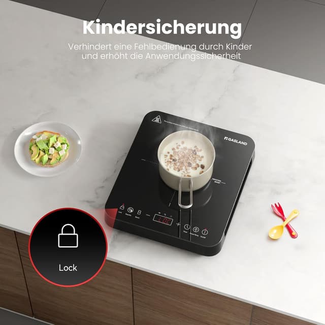Thumbnail 6 de GASLAND IH271BTA placa inducción 27 cm 2000W