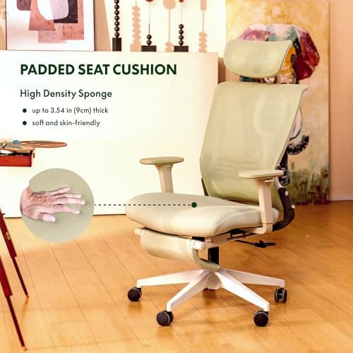 Thumbnail 8 de FLEXISPOT Silla de Oficina Ergonómica con Reposabrazos y Lumbar