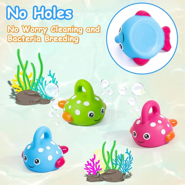 Detalle 2 de Baby Bath Toys Fishing Game 6-piece set