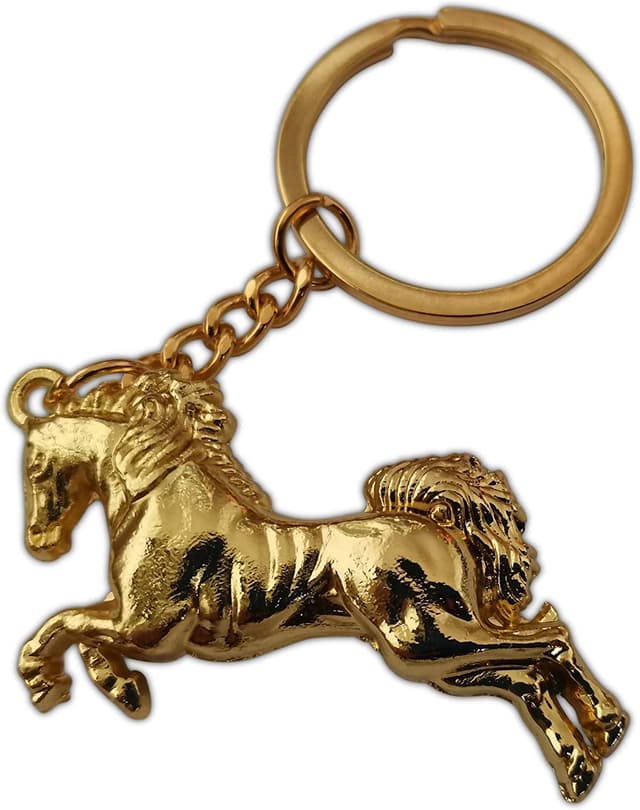 Detalle 2 de Eillwin Perfect Horse Gold Keychain 🗝