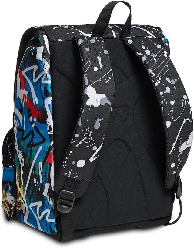 Detalle 2 de Seven Zaino Scuola Estensibile a doppio scomparto Nero/Navybush Boy (28 lt)