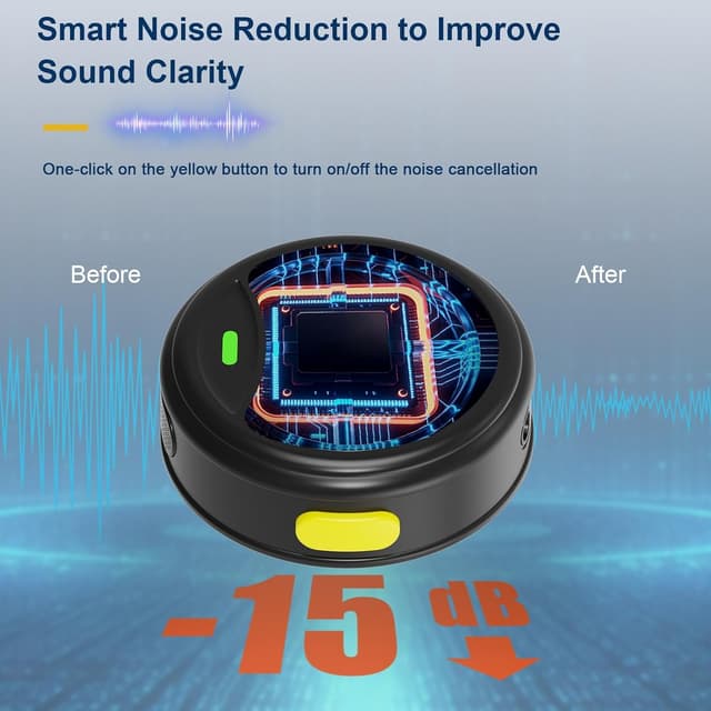 Detalle de OSA Lavalier-Mikrofon für iPhone & Android-Kamera (USB-C/Typ-C) – kabelloses Ansteckmikrofon für Vlog, TikTok