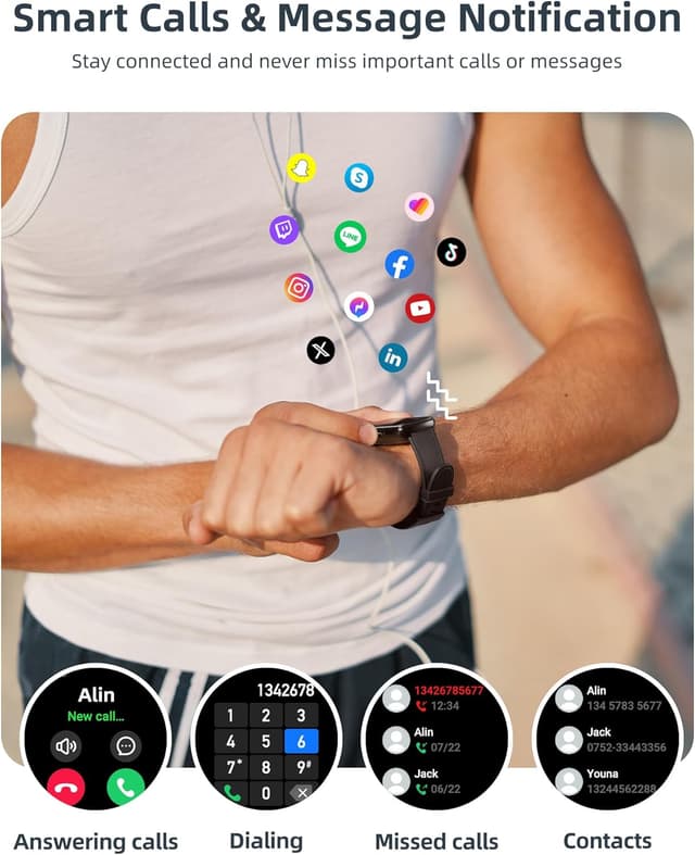 Thumbnail 1 de Parsonver Fitness Watch 1.57" Heart Rate