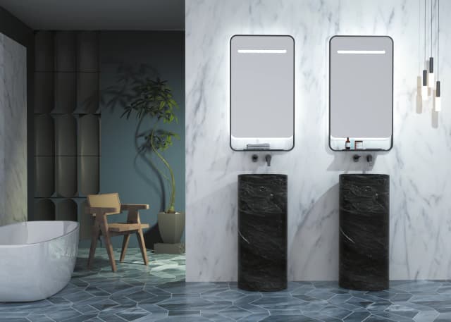 Detalle 2 de Ledimex Concept espejo 3 tipos luz 3.000 K