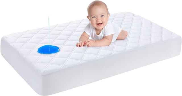 Detalle de Yoofoss Waterproof Baby Mattress Protector 70 x 140 cm