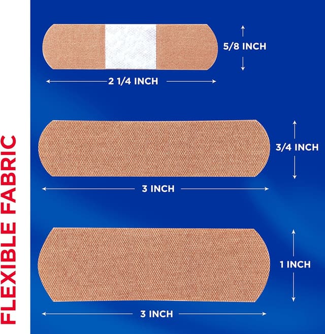 Thumbnail 5 de Band-Aid Brand Flexible Fabric Adhesive Bandages 100 ct 🩹