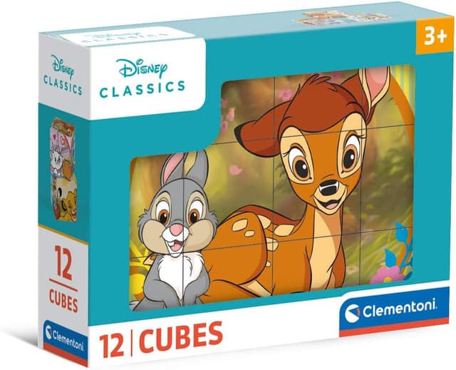 Detalle de Clementoni Disney Classics 12 Würfel Puzzle Kinder