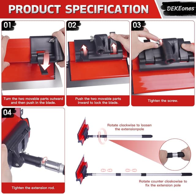 Thumbnail 2 de DEKEones Flächenspachtel Set Edelstahl 15–80 cm