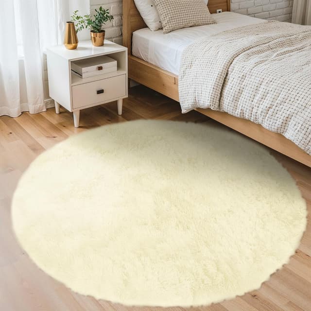 Thumbnail 6 de BEIMO Tapis Shaggy 120 cm rond
