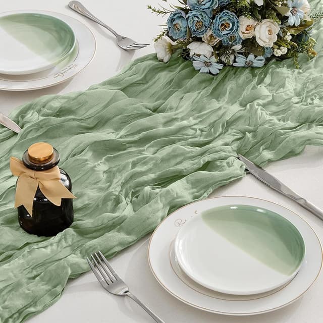 Detalle 2 de Foatcox Chemin de table gaze 300 x 90 cm