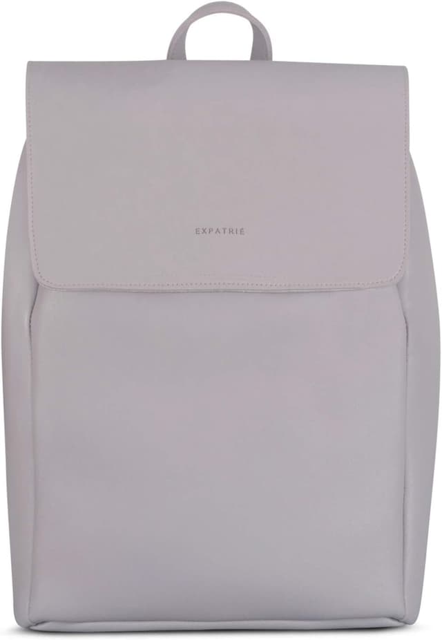 Detalle de Expatrié Noelle : sac à dos mauve femme en cuir synthétique, 9 L