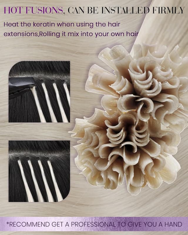 Thumbnail 2 de LaaVoo Extension Cheratina Capelli 35cm 50g