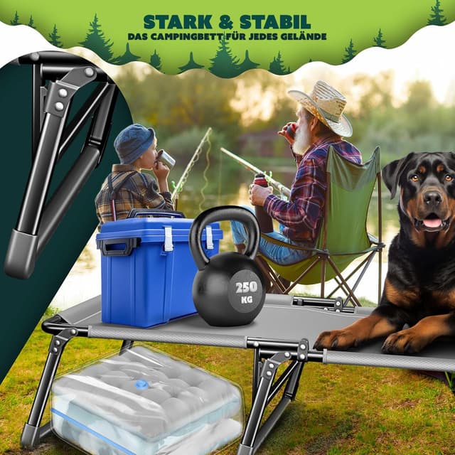 Thumbnail 4 de KESSER® Campingbett Feldbett 190x68x30 cm