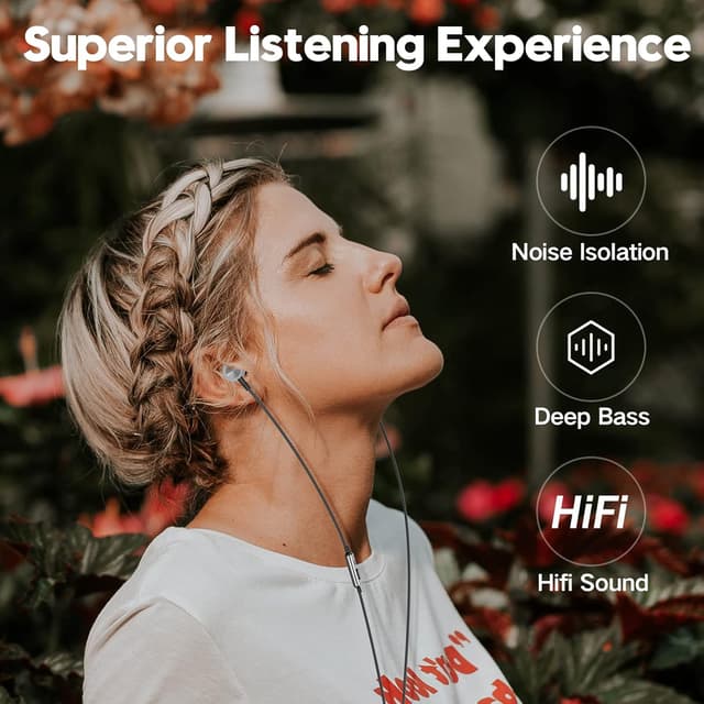 Detalle de Auriculares In Ear con Cable y Micrófono 3,5 mm