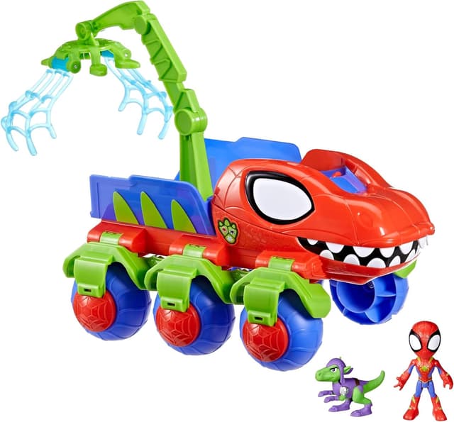 Detalle de Spidey Dino-Webs Crawler Toy Car Playset