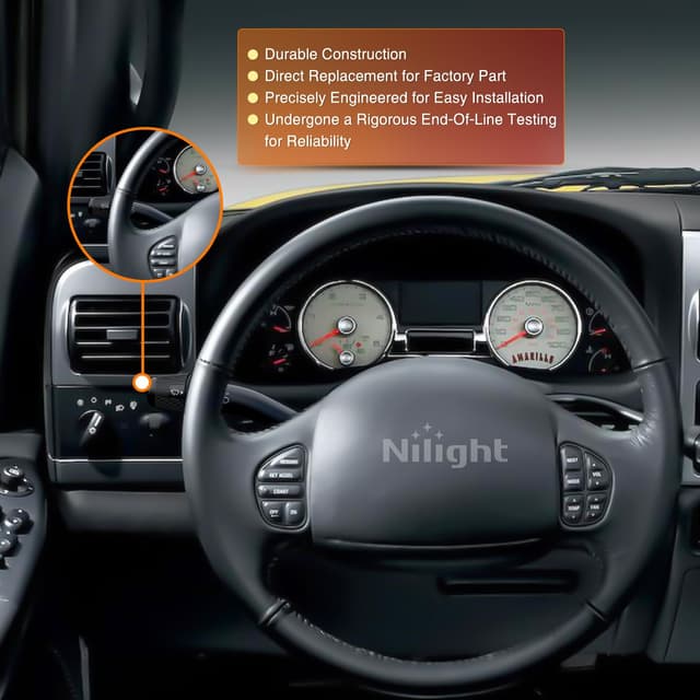 Detalle de Nilight Turn Signal Switch (OE Replacement) for 1992-1997 Ford Trucks & Aerostar